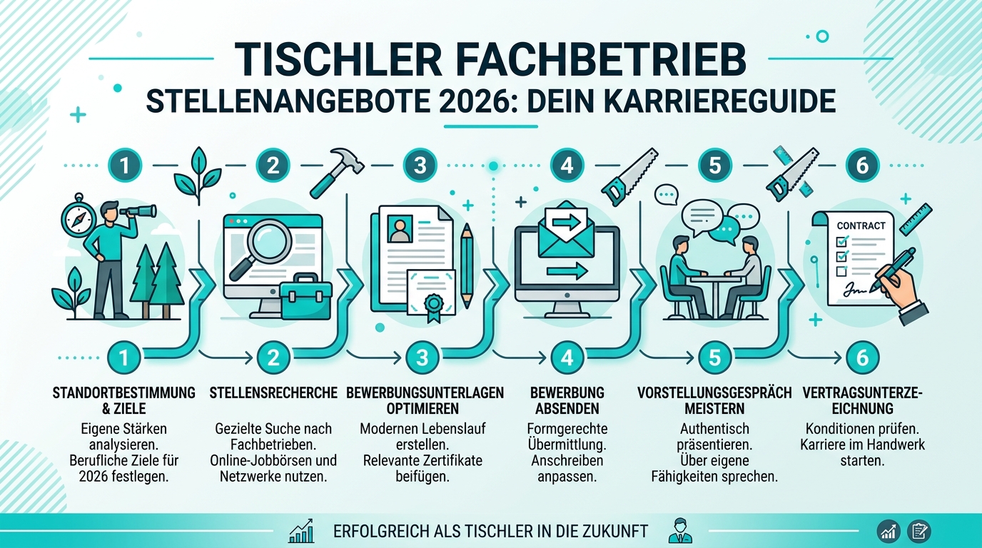 Infografik: tischler fachbetrieb stellenangebote