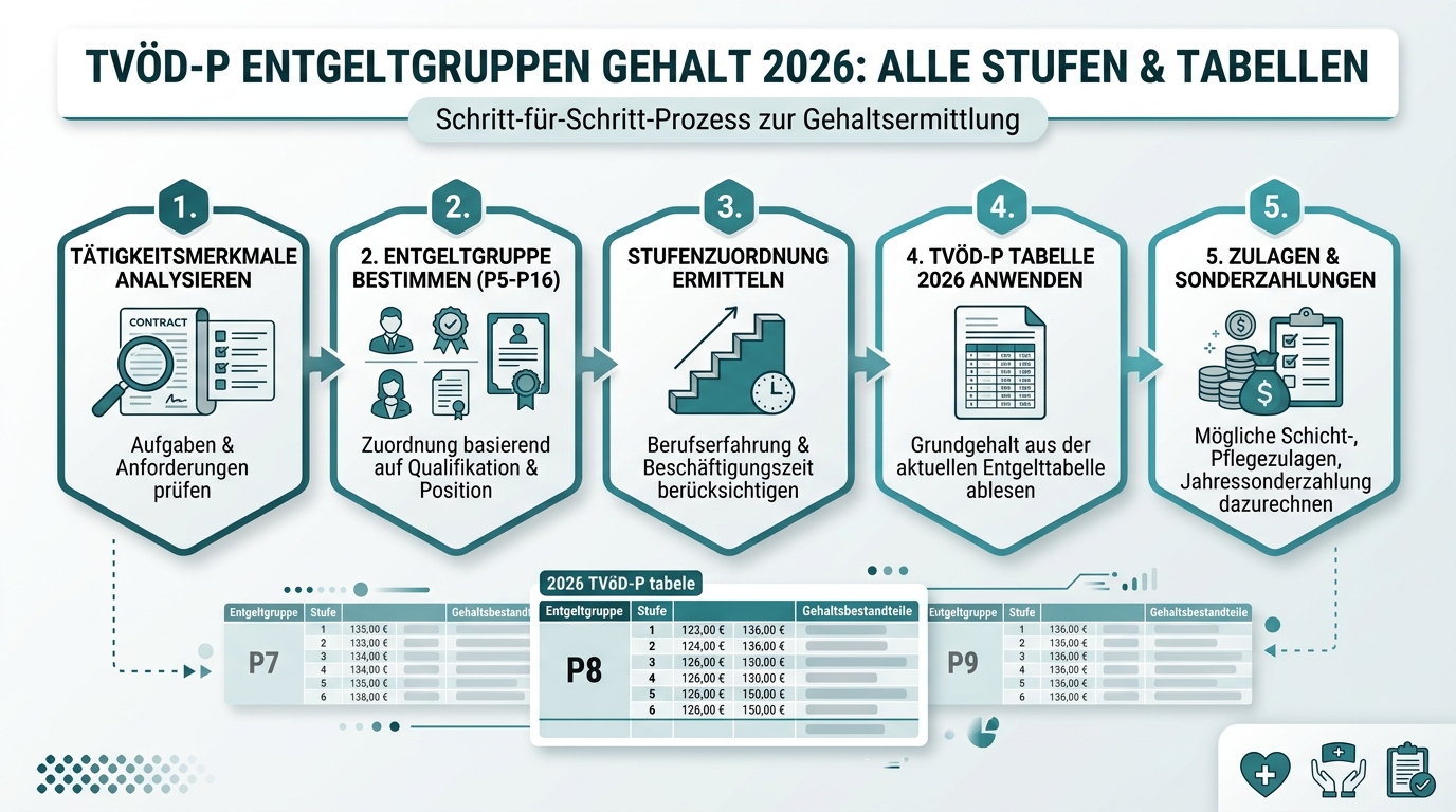 Infografik: tvoed-p entgeltgruppen gehalt