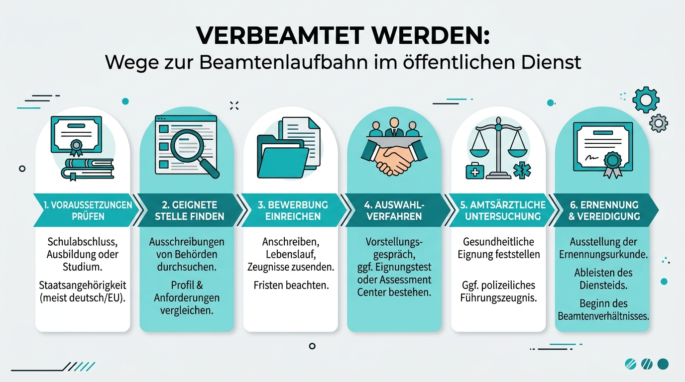 Infografik: verbeamtet