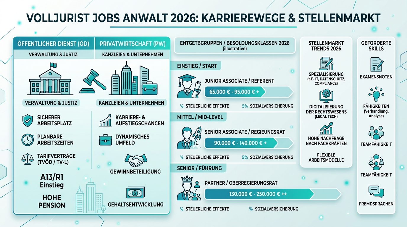 Infografik: volljurist jobs anwalt