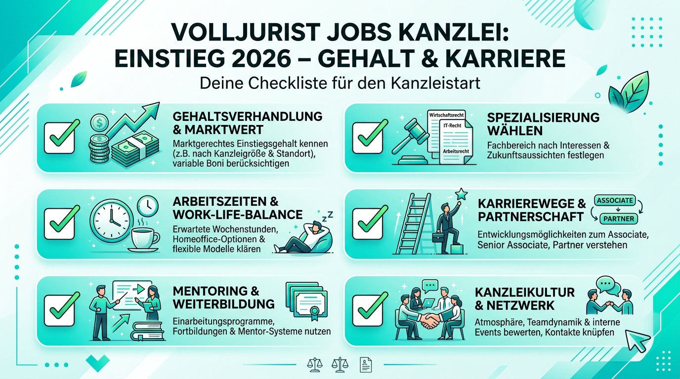 Infografik: volljurist jobs kanzlei einstieg
