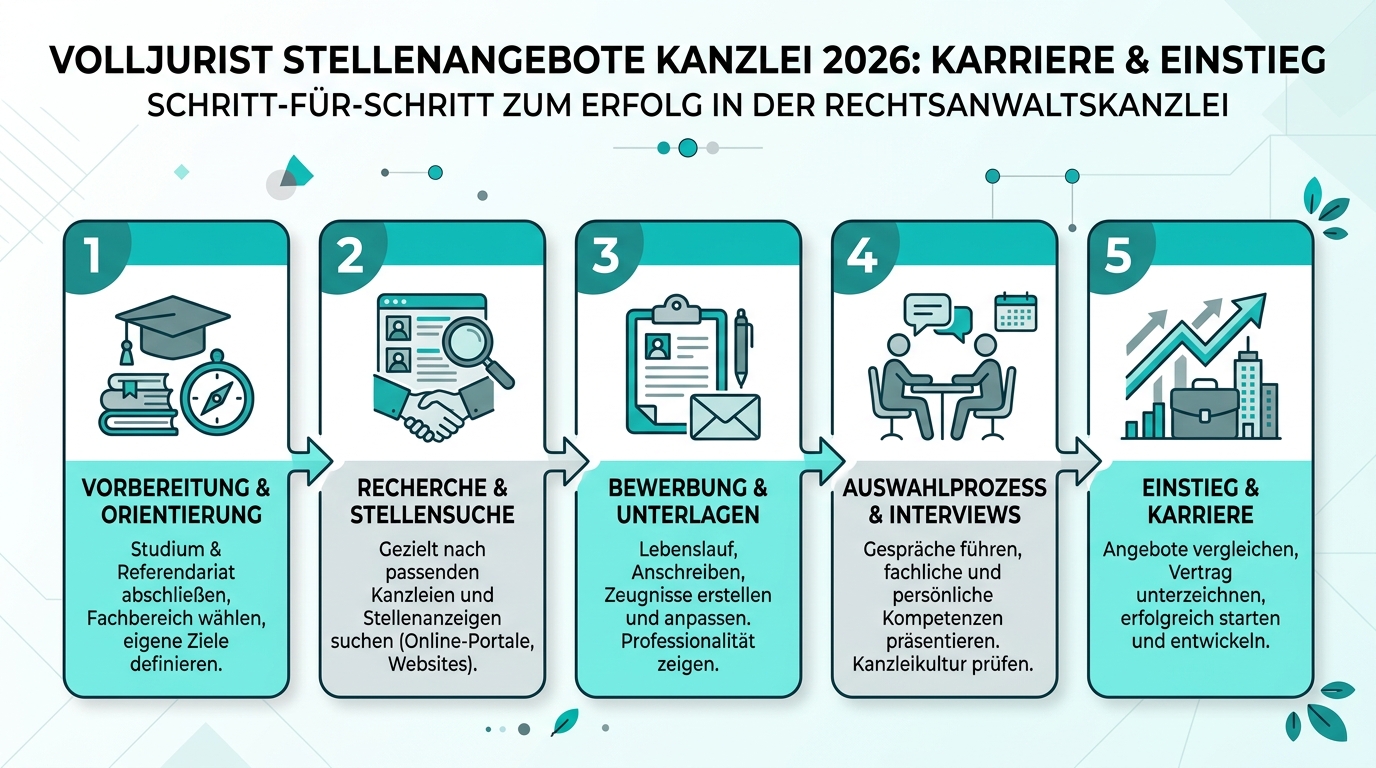 Infografik: volljurist stellenangebote kanzlei