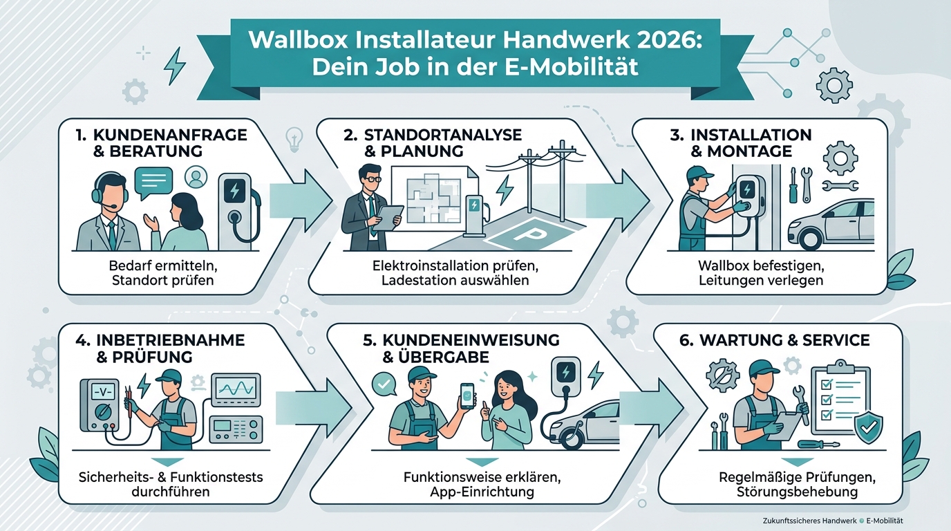 Infografik: wallbox installateur handwerk