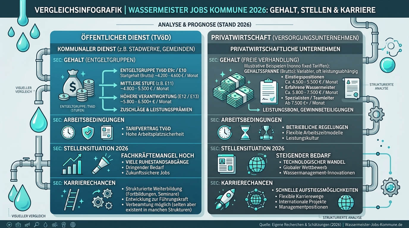 Infografik: wassermeister jobs kommune
