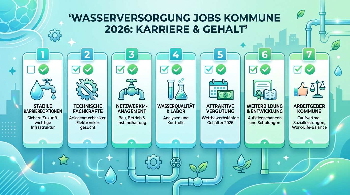 Infografik: wasserversorgung jobs kommune