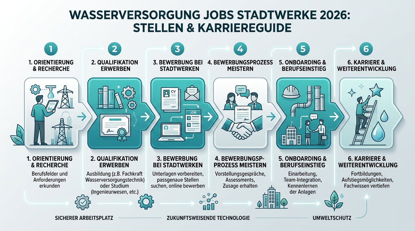 Infografik: wasserversorgung jobs stadtwerke