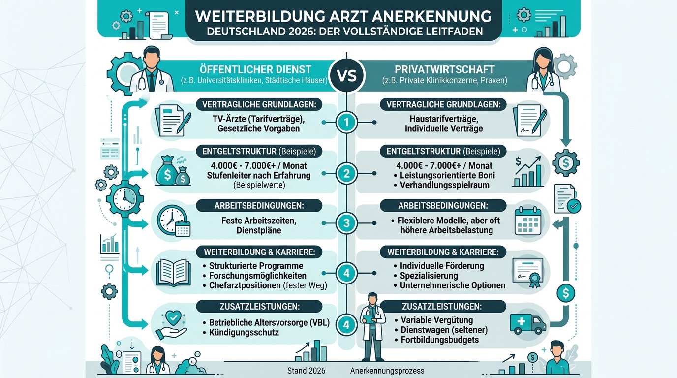 Infografik: weiterbildung arzt anerkennung deutschland