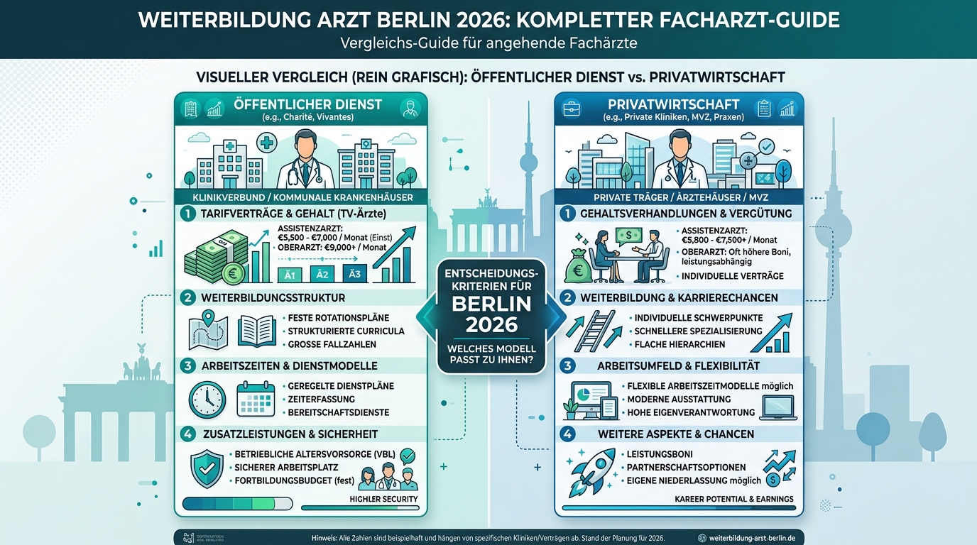 Infografik: weiterbildung arzt berlin