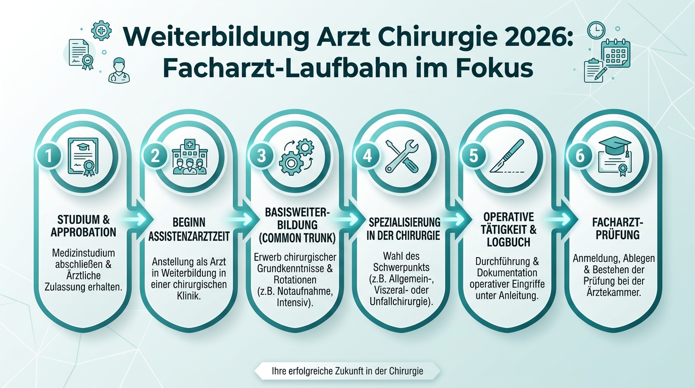 Infografik: weiterbildung arzt chirurgie