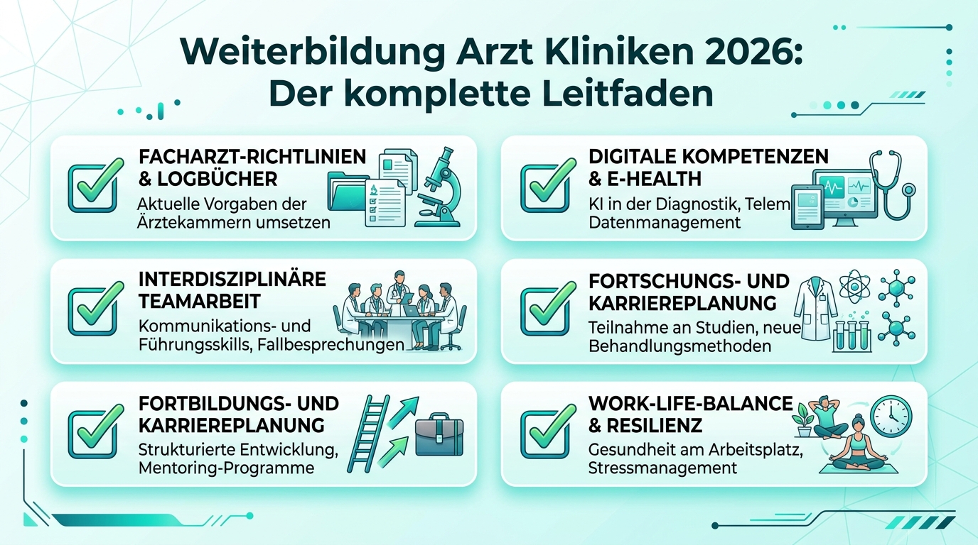 Infografik: weiterbildung arzt kliniken