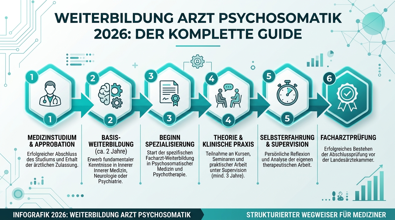 Infografik: weiterbildung arzt psychosomatik