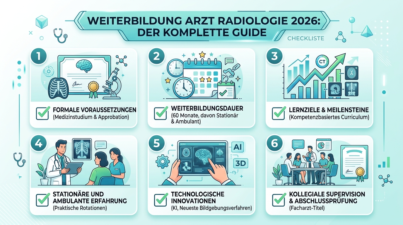 Infografik: weiterbildung arzt radiologie