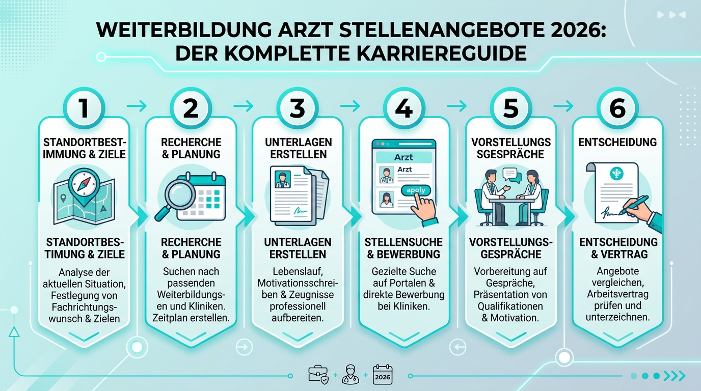 Infografik: weiterbildung arzt stellenangebote