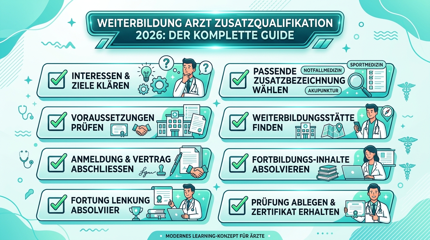 Infografik: weiterbildung arzt zusatzqualifikation