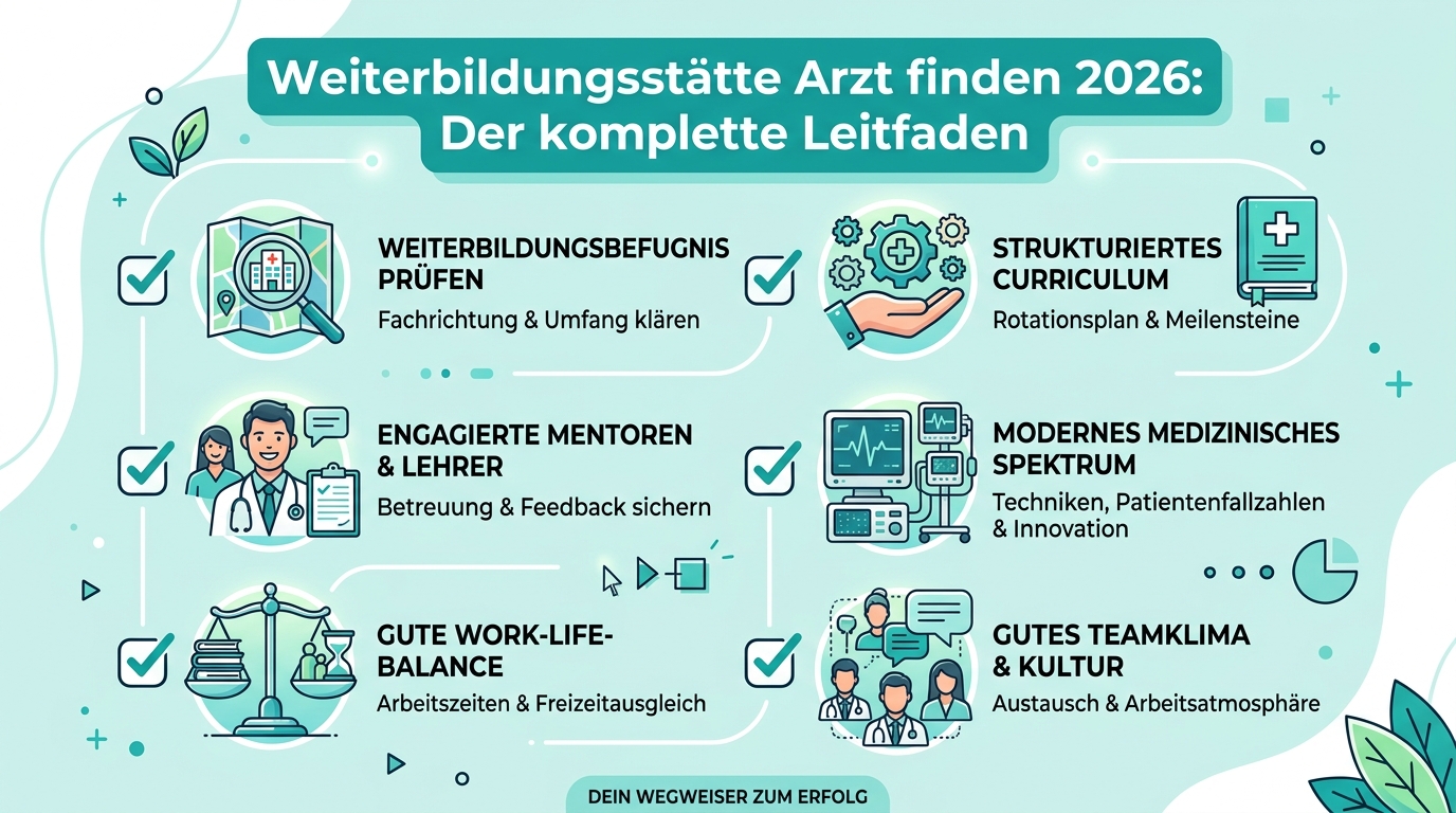 Infografik: weiterbildungsstätte arzt finden