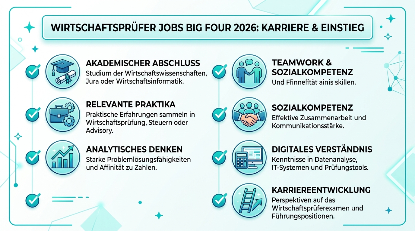 Infografik: wirtschaftsprüfer jobs big four