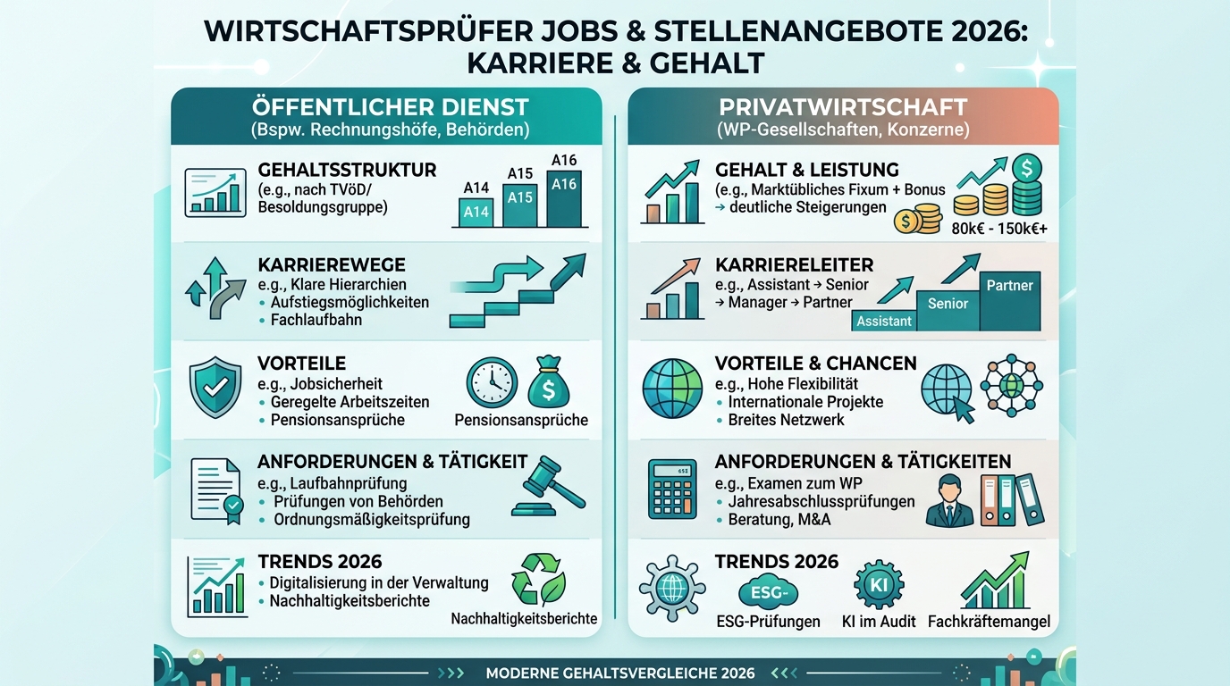 Infografik: wirtschaftsprüfer jobs stellenangebote