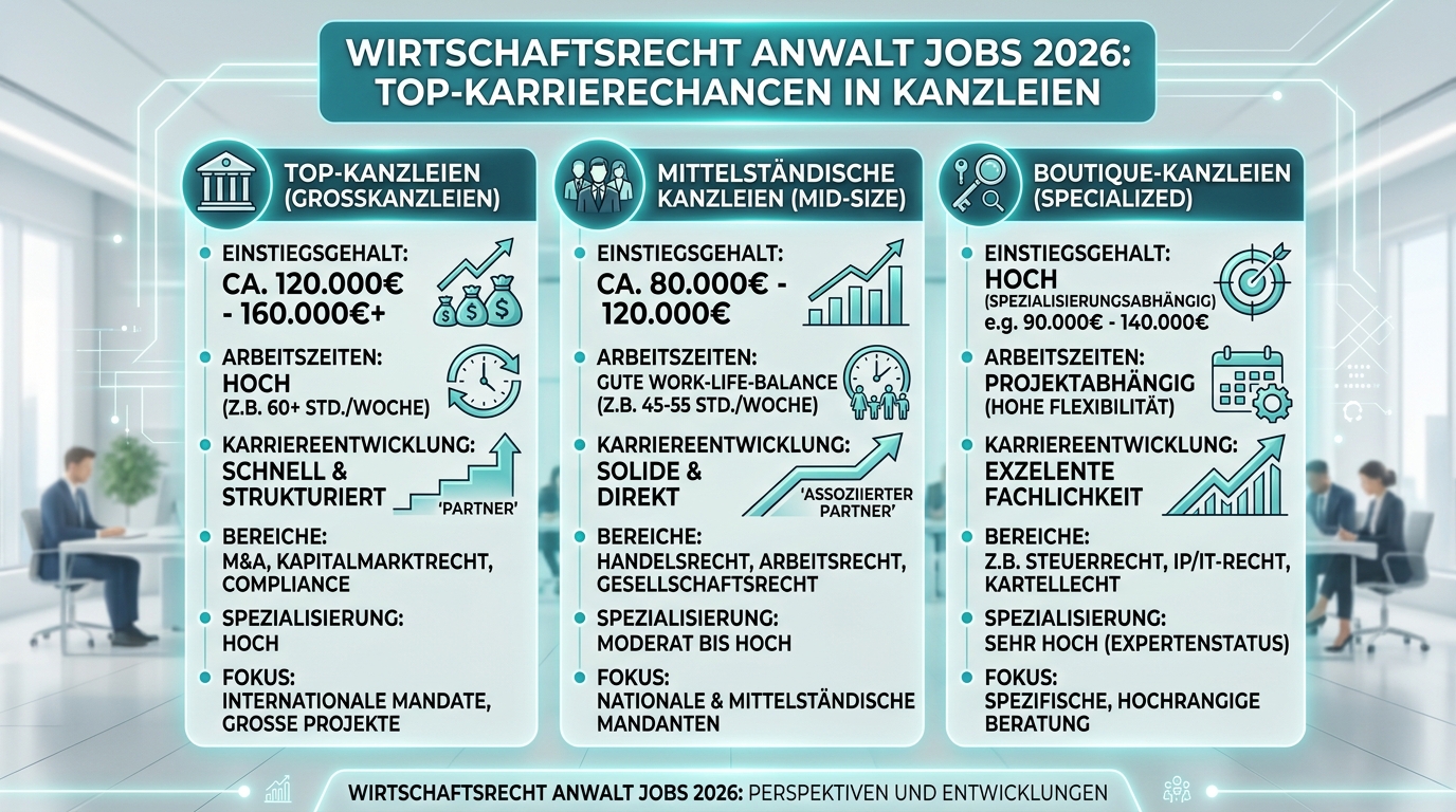 Infografik: wirtschaftsrecht anwalt jobs