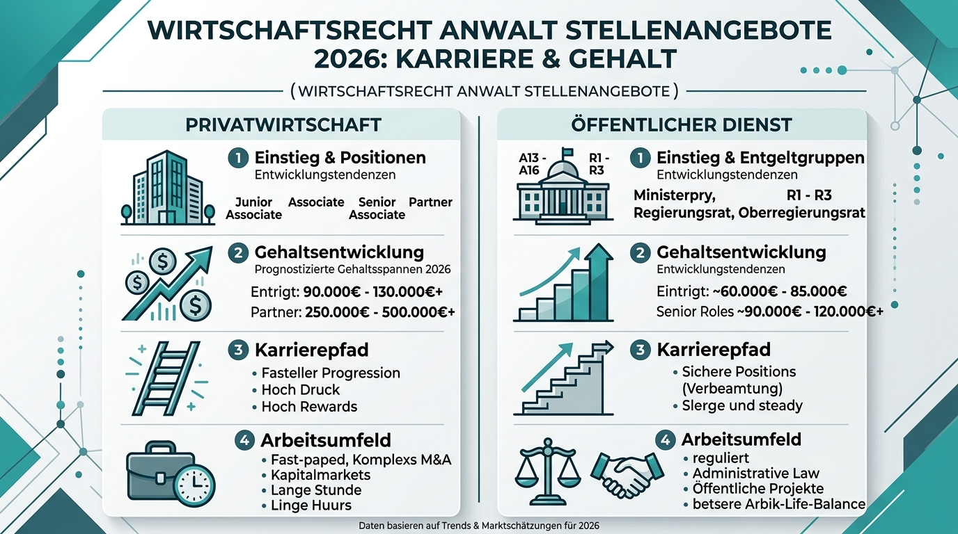 Infografik: wirtschaftsrecht anwalt stellenangebote