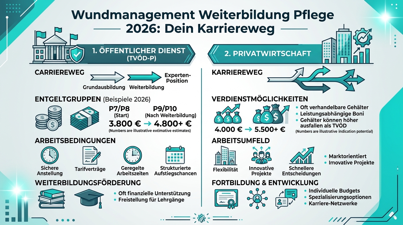 Infografik: wundmanagement weiterbildung pflege