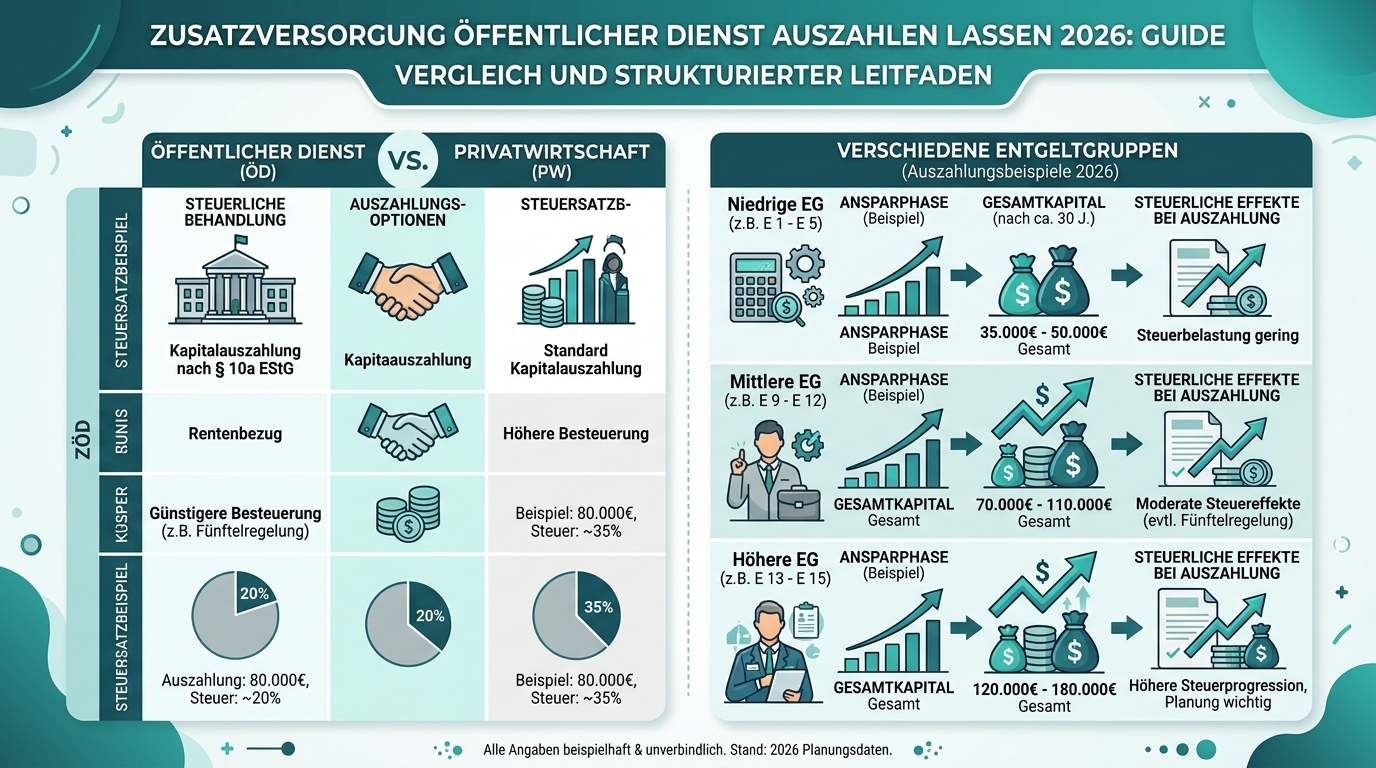 Infografik: zusatzversorgung öffentlicher dienst auszahlen lassen