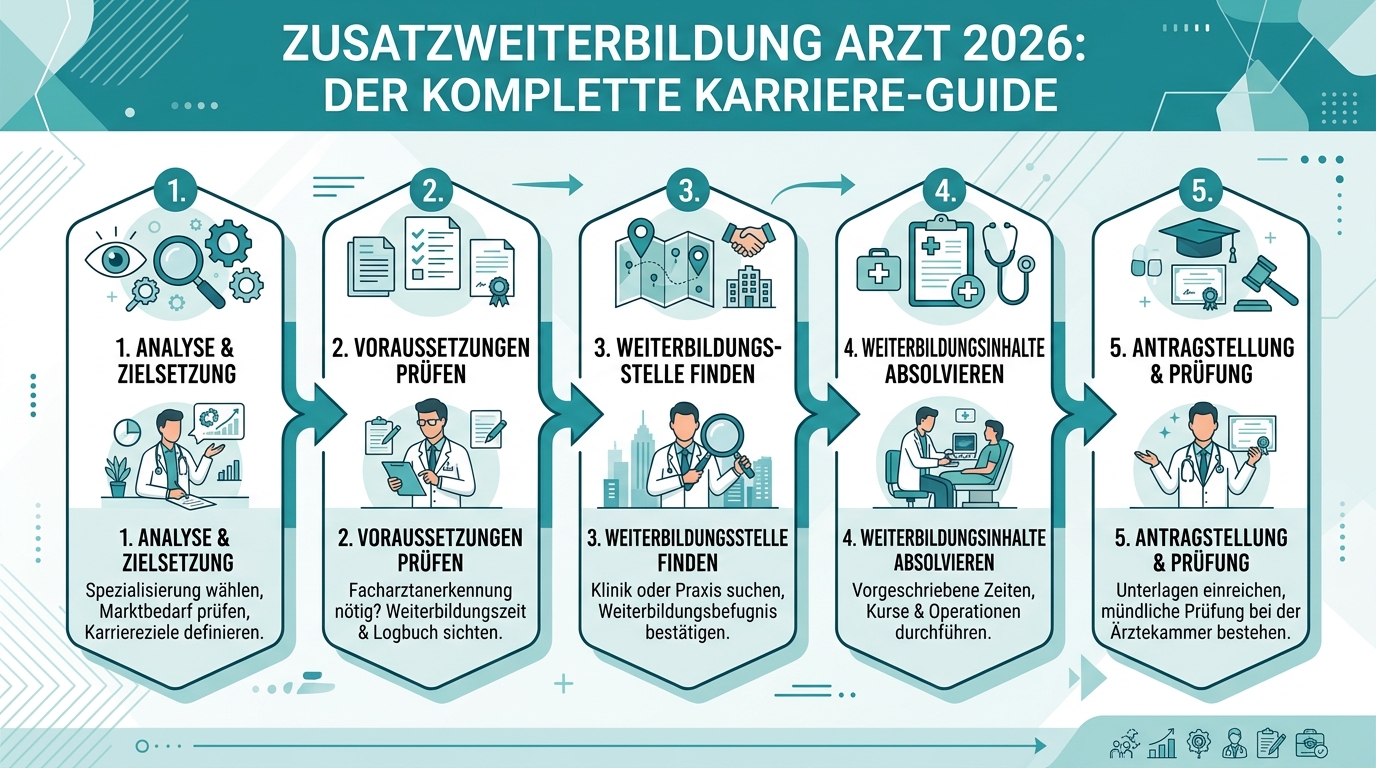 Infografik: zusatzweiterbildung arzt